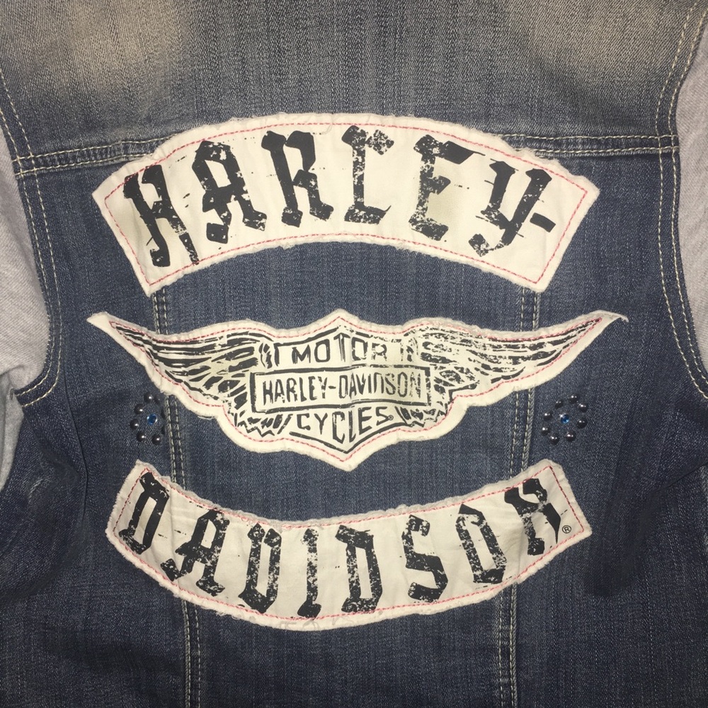 Harley Davidson Denim & Jersey Jacket